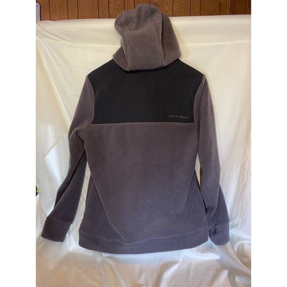 Grundens-quarter zip fleece pull over-grey-women’s medium - Picture 3 of 3
